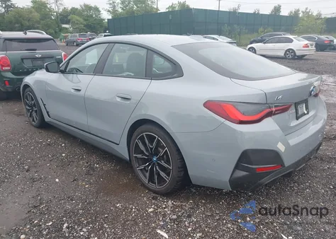 2022 BMW I4 Edrive40 from USA, damaged, VIN WBY73AW00NFN14842